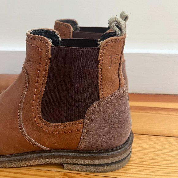 Joseph Seibel cognac genuine pull on chealsea ankle boot size 41 - Picture 3 of 4